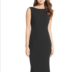 Katie May vionnet drape back crepe gown